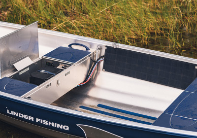 Solar cell package for Linder Fishing 440