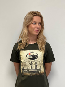 T-shirt grön med nyheten Arkip 510, Storlek S