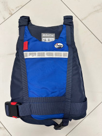 Gilet de canoë Inkas (Bleu/bleu foncé avec languette rouge), 50-70 kg