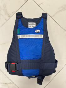 Gilet de canoë Inkas (Bleu/bleu foncé avec languette verte), 70 kg et plus
